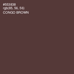 #553838 - Congo Brown Color Image